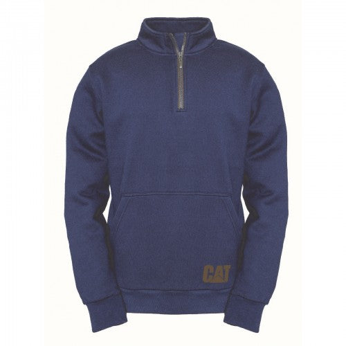 Front - Caterpillar Mens AG 1/4 Zip Pull Over Sweater