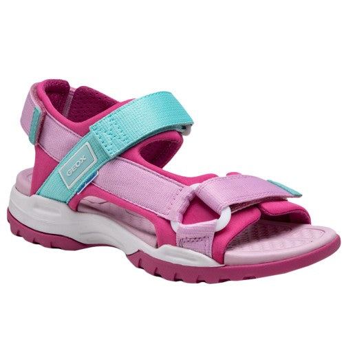 Front - Geox Girls Borealis Sandals