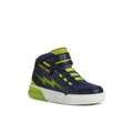 Front - Geox Boys Grayjay Leather Lined Sneakers