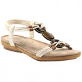 Front - Lunar Womens/Ladies Adele Sandals