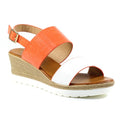 Front - Lunar Womens/Ladies Shack Wedge Sandals