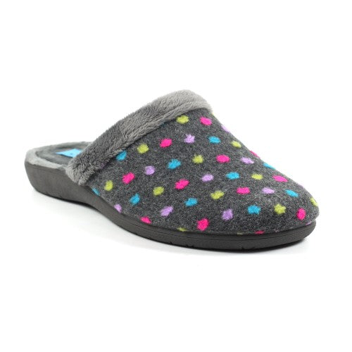 Front - Lunar Womens/Ladies Seine Slippers