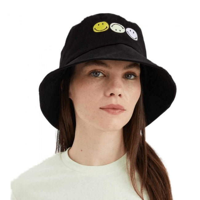 Front - OnePointFive°C Smiley Bucket Hat