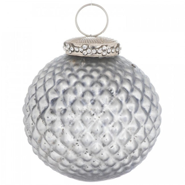 Front - The Noel Collection Textured Christmas Bauble