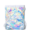 Front - Hype Holographic Drawstring Bag