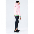 Pink - Side - Hype Childrens-Kids Cropped Pullover Hoodie