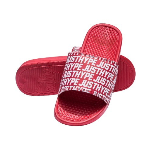 Front - Hype Unisex Adults Justhype Sporting Sliders