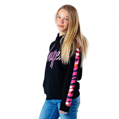 Front - Hype Girls Animal Panel Pullover Hoodie