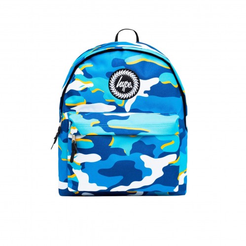 Front - Hype Blueline Camo Backpack