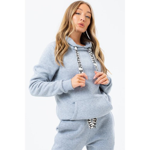 Front - Hype Womens/Ladies Drawstring Hoodie