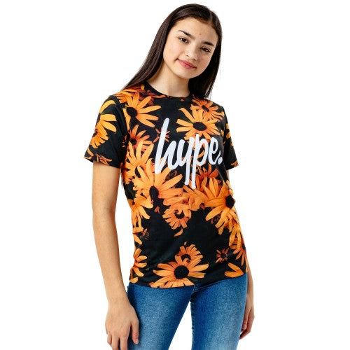 Front - Hype Girls Daisy Row T-Shirt