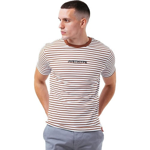 Front - Hype Mens Stripe T-Shirt