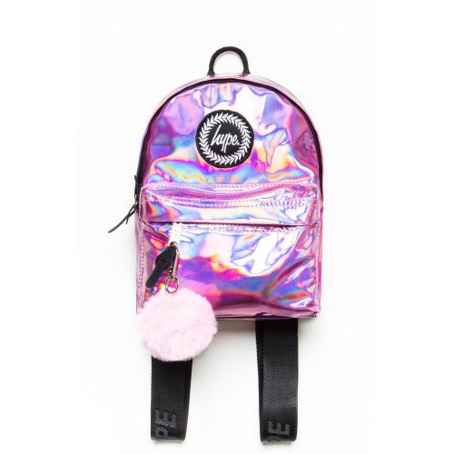 Front - Hype Holographic Mini Backpack
