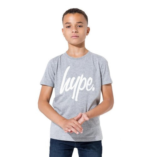 Front - Hype Childrens/Kids Script T-Shirt