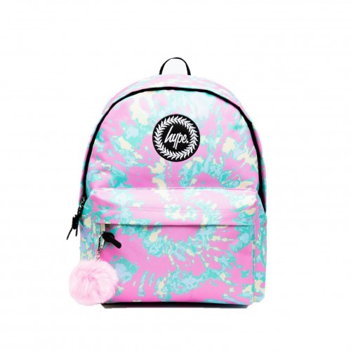 Front - Hype Pastel Tie Dye Knapsack