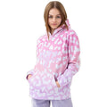 Front - Hype Girls Leopard Print Hoodie