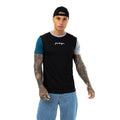 Front - Hype Mens Thompson Splice Scribble T-Shirt