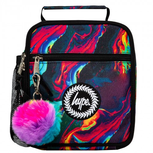 Front - Hype Iridescent Infrared Marble Lunch Box