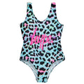 Front - Hype Girls Leopard Print One Piece Bathing Suit