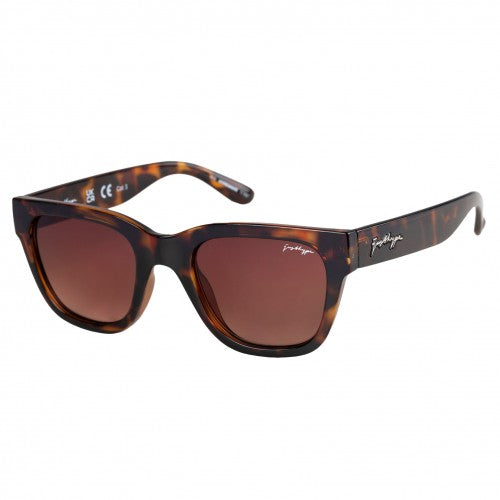 Front - Hype Womens/Ladies Wave Tortoise Shell Sunglasses