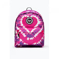 Front - Hype Heart Hippy Tie Dye Knapsack