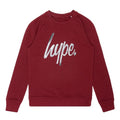 Front - Hype Childrens/Kids Monotone Script Sweatshirt