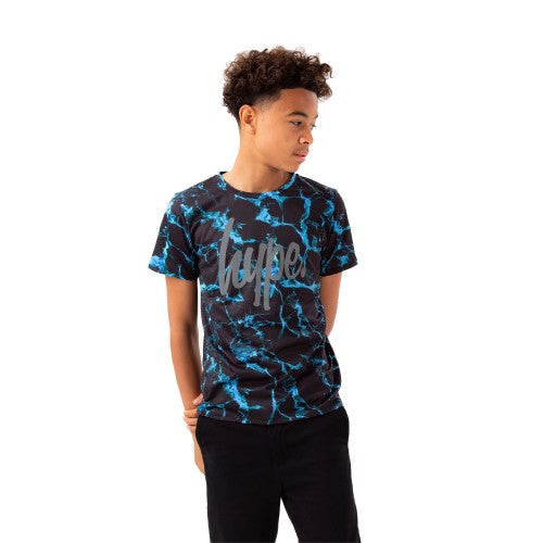 Front - Hype Boys X-Ray Pool Script T-Shirt