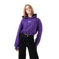 Front - Hype Girls Scribble Embroidered Crop Hoodie