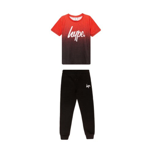 Front - Hype Boys Script Top & Bottom Set