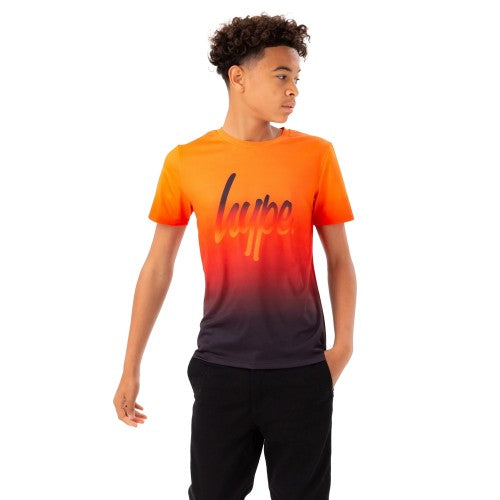 Front - Hype Boys Fade Script T-Shirt