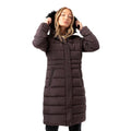 Front - Hype Womens/Ladies Longline Padded Jacket