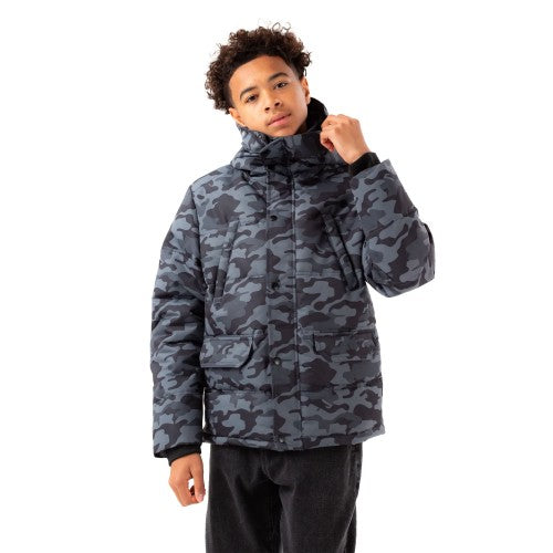 Front - Hype Boys Mono Camo Padded Jacket