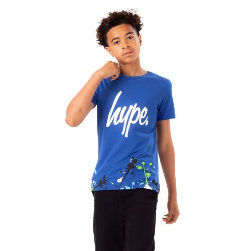 Front - Hype Boys Paint Splatter T-Shirt