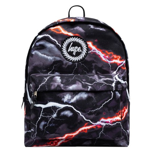 Front - Hype Smokey Storm Outline Crest Knapsack