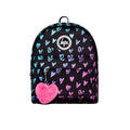 Front - Hype Scribble Heart Crest Knapsack