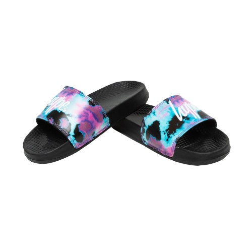 Front - Hype Childrens/Kids Script Tie Dye Sliders