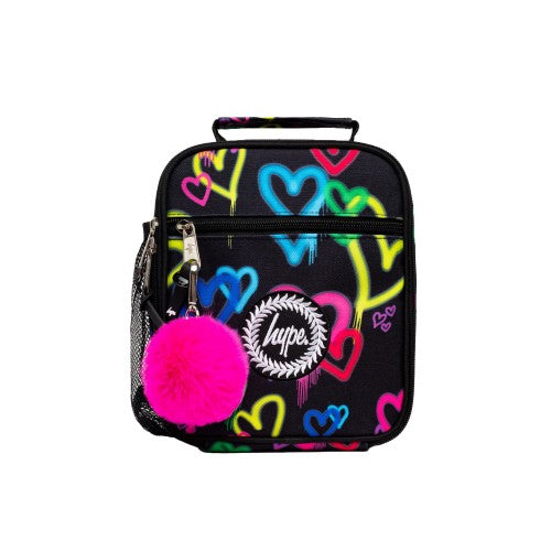 Front - Hype Graffiti Heart Lunch Bag
