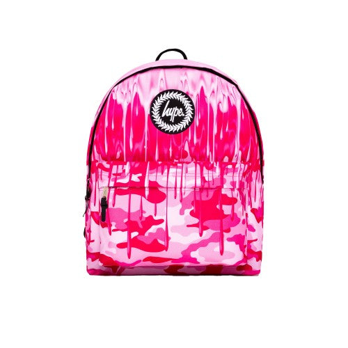 Front - Hype Camo Slime Drips Knapsack
