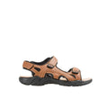 Front - Krisp Mens Leather Sport Sandals