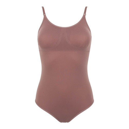 Front - Silky Dance Girls Padded Low Back Onesie