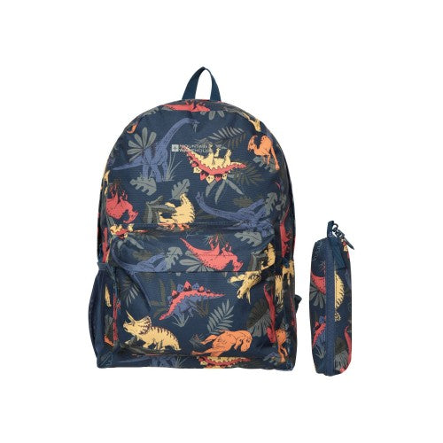 Front - Mountain Warehouse Bookworm Dinosaur 5.2gal Knapsack Set