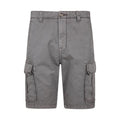 Front - Mountain Warehouse Mens Outback Washed Cargo Shorts