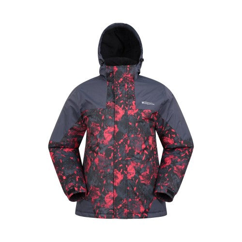 Front - Mountain Warehouse Mens Shadow II Printed Ski Jacket