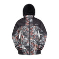 Front - Mountain Warehouse Mens Shadow II Abstract Ski Jacket
