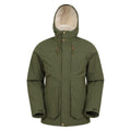 Front - Mountain Warehouse Mens Coastline Borg Waterproof Jacket