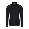 Front - Mountain Warehouse Mens Merino Wool Full Zip Base Layer Top