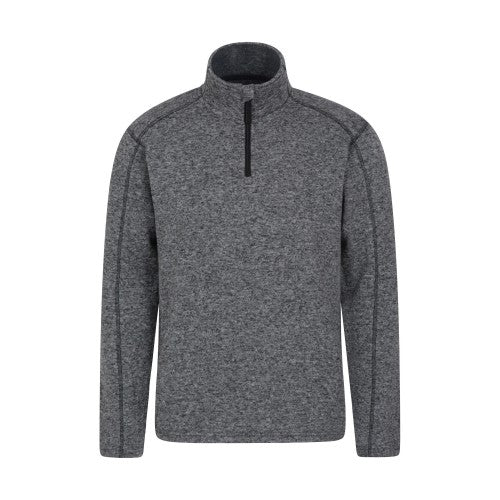 Front - Mountain Warehouse Mens Idris Half Zip Fleece