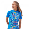 Front - Mountain Warehouse Womens/Ladies Patterned Rash Guard