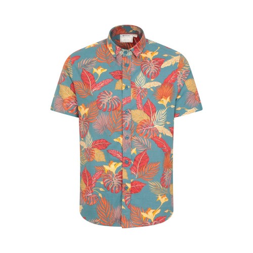 Front - Mountain Warehouse Mens Tropical Slim Shirt