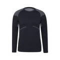 Front - Mountain Warehouse Mens Freestyle Seamless Round Neck Base Layer Top
